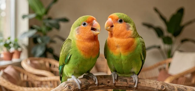 Comprendre le chant des inséparables : causes et astuces pour calmer leurs cris